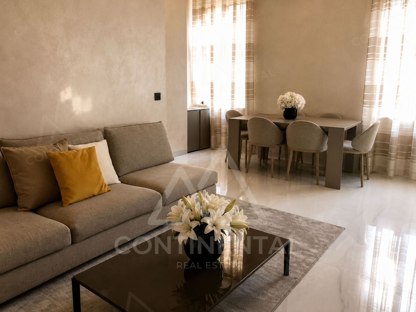 Elegante trilocale completamente ristrutturato con finiture contemporanee